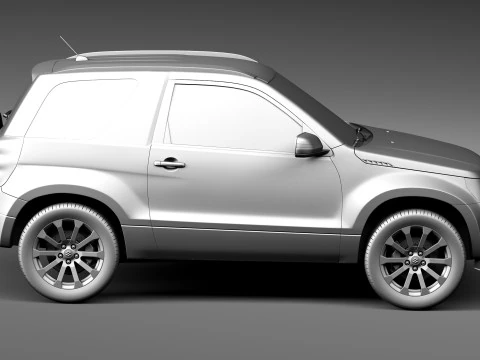 Suzuki Grand Vitara 3-door 2013 3D Model