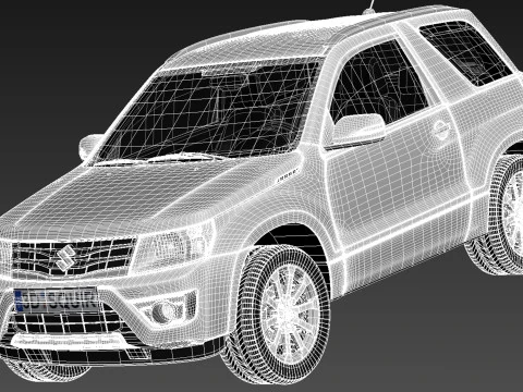 Suzuki Grand Vitara 3-door 2013 3D Model