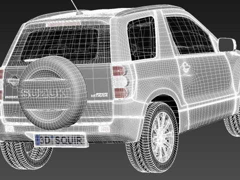 Suzuki Grand Vitara 3-door 2013 Model 3D