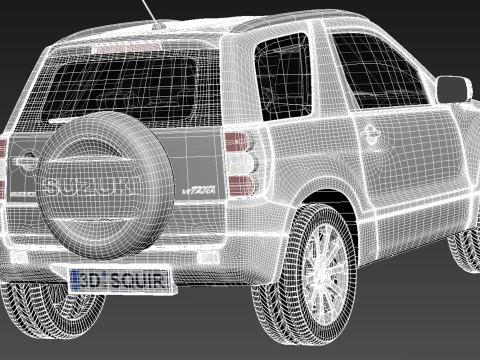 Suzuki Grand Vitara 3-door 2013 3D Model