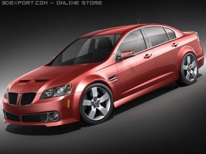 pontiac g8 gt 3D Model