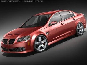 Pontiac G8 GT Model 3D