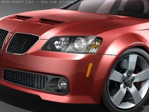 पोंटिएक जी8 जीटी 3D मॉडल