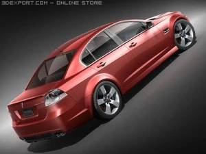 पोंटिएक जी8 जीटी 3D मॉडल