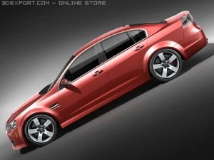 पोंटिएक जी8 जीटी 3D मॉडल