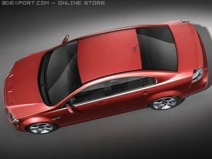 पोंटिएक जी8 जीटी 3D मॉडल