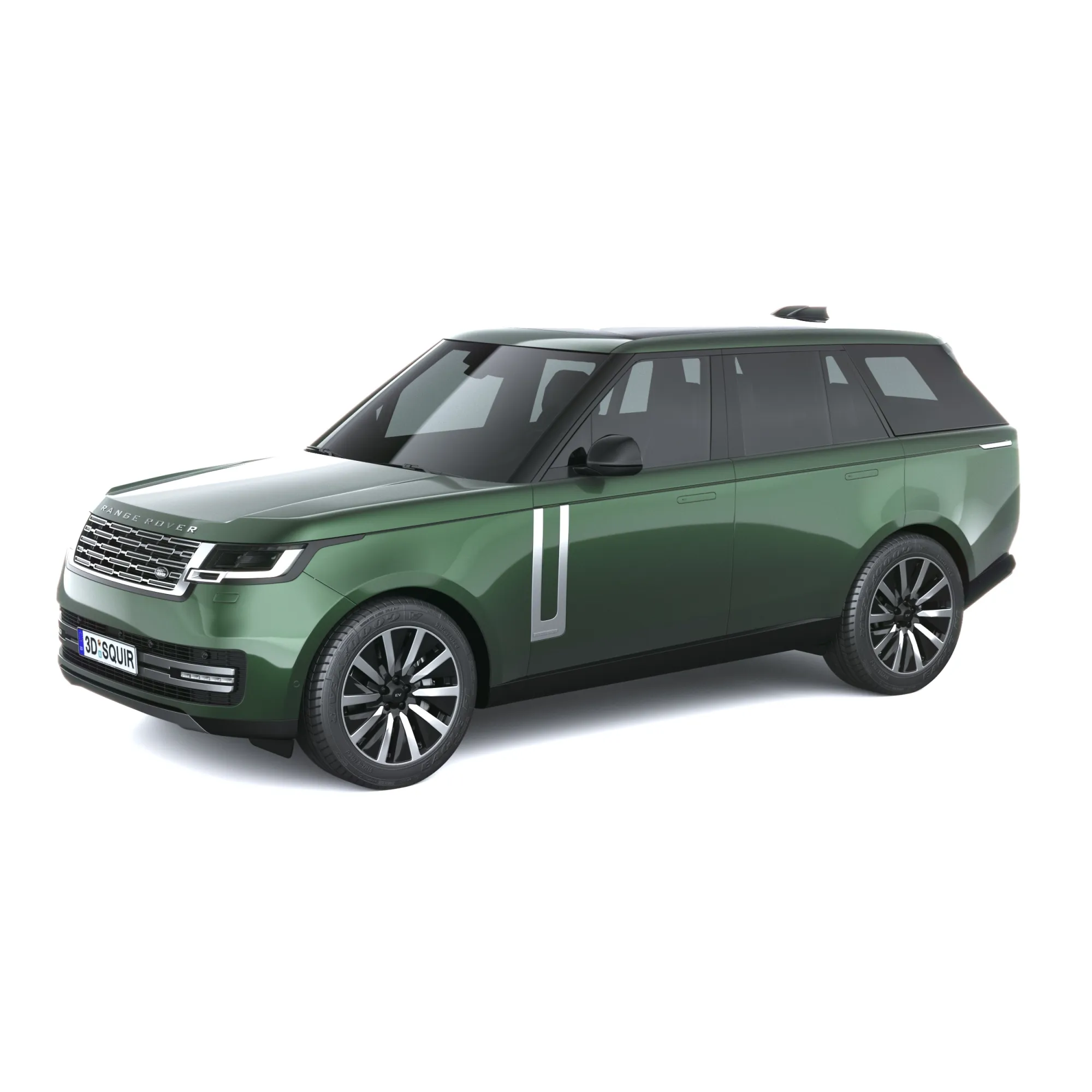 Land Rover Range Rover Electric 2027 3D Model .c4d .max .obj .3ds .fbx .stl .blend