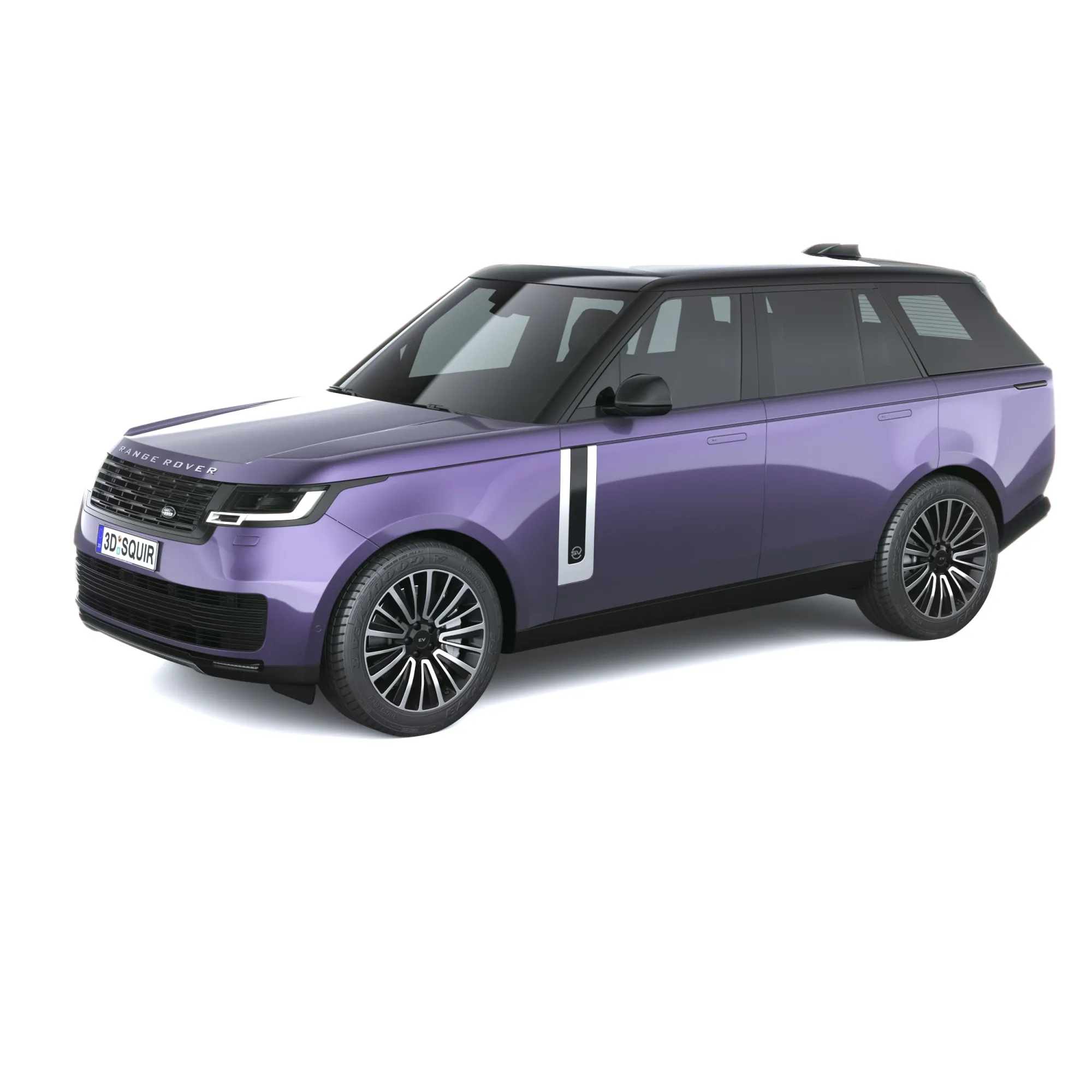 Land Rover Range Rover Electric SUV 2027 3D Model .c4d .max .obj .3ds .fbx .stl .blend 
