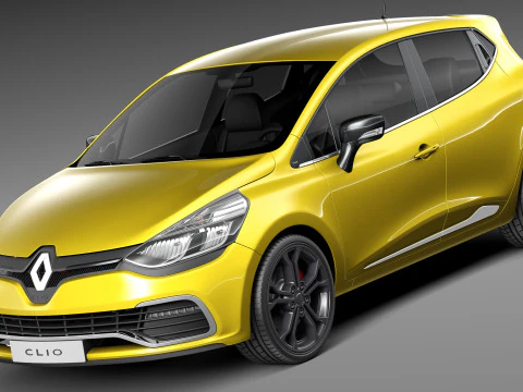 Renault Clio RS 200 2013 3D Model