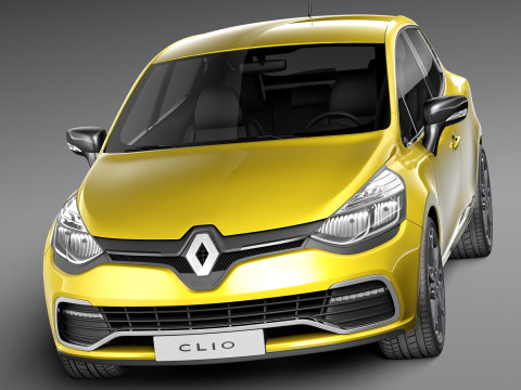 Renault Clio RS 200 2013 3D Model