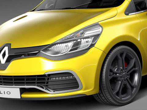 Renault Clio RS 200 2013 3D Model