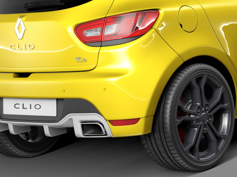 Renault Clio RS 200 2013 3D Model