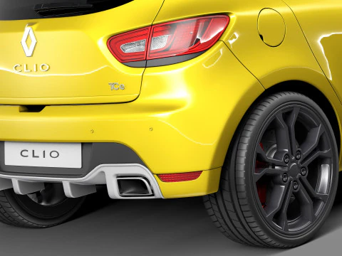 Renault Clio RS 200 2013 3D Model