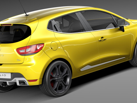 Renault Clio RS 200 2013 3D Model