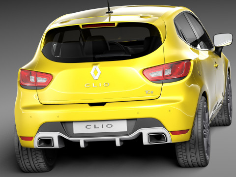 Renault Clio RS 200 2013 3D Model