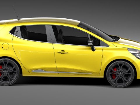 Renault Clio RS 200 2013 3D Model