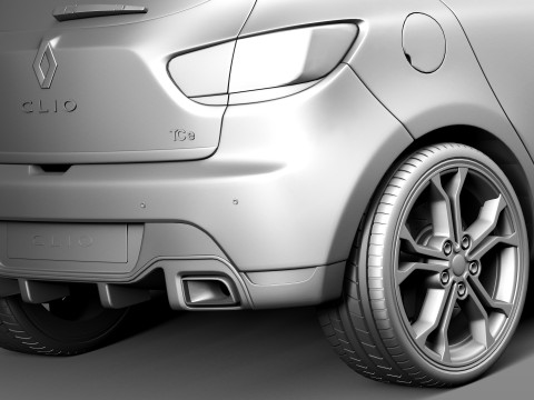 Renault Clio RS 200 2013 3D Model