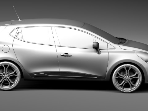 Renault Clio RS 200 2013 3D Model