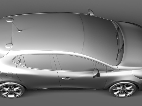 Renault Clio RS 200 2013 3D Model