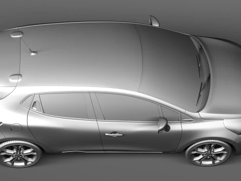 Renault Clio RS 200 2013 3D Model