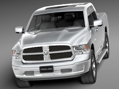 Dodge Ram HFE Crew Cab 2013 3Dモデル