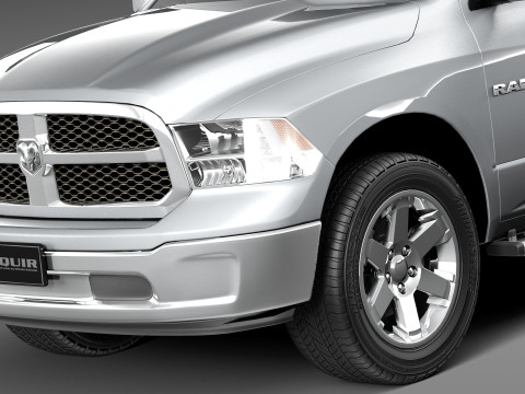 Dodge Ram HFE Crew Cab 2013 3Dモデル