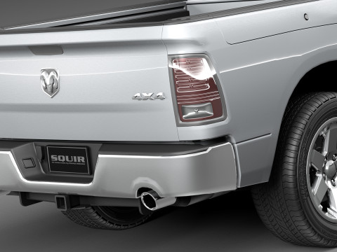 Dodge Ram HFE Crew Cab 2013 3Dモデル