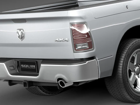 Dodge Ram HFE Crew Cab 2013 3D Model