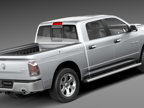 Dodge Ram HFE Crew Cab 2013 3Dモデル