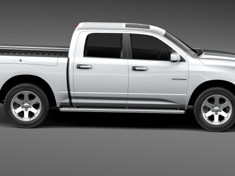 Dodge Ram HFE Crew Cab 2013 3Dモデル