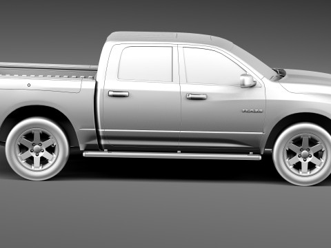 Dodge Ram HFE Crew Cab 2013 3Dモデル