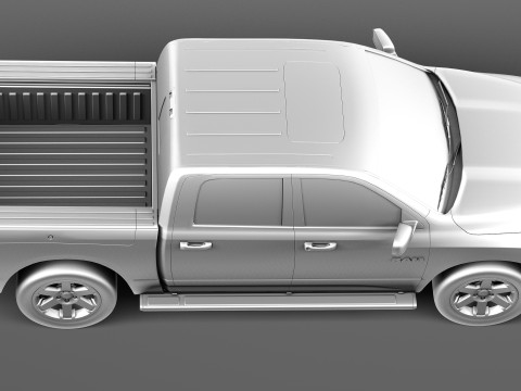 Dodge Ram HFE Crew Cab 2013 3Dモデル