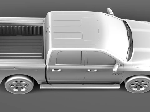 Dodge Ram HFE Crew Cab 2013 3D Model