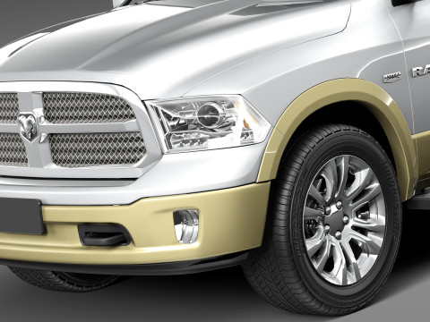 Dodge Ram Laramie Longhorn 2013 3D Model
