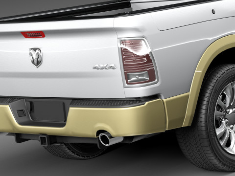 Dodge Ram Laramie Longhorn 2013 3D Model