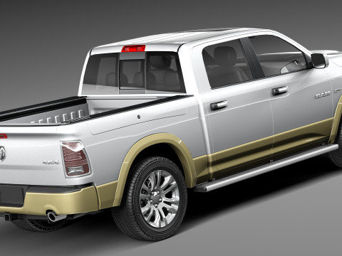 Dodge Ram Laramie Longhorn 2013 3D Model