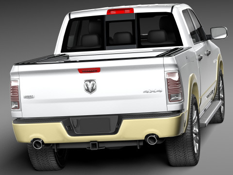 Dodge Ram Laramie Longhorn 2013 3D Model