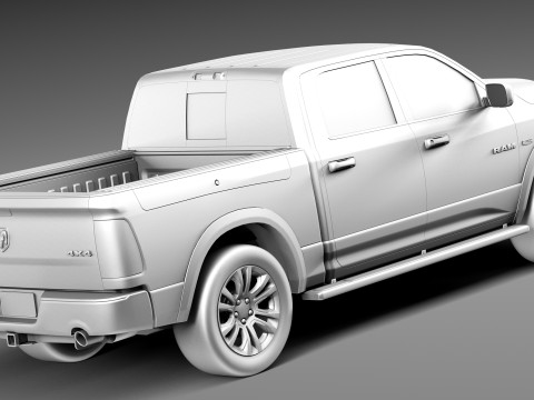 Dodge Ram Laramie Longhorn 2013 3D Model