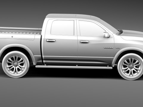 Dodge Ram Laramie Longhorn 2013 3D Model