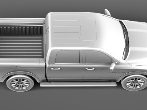 Dodge Ram Laramie Longhorn 2013 3D Model