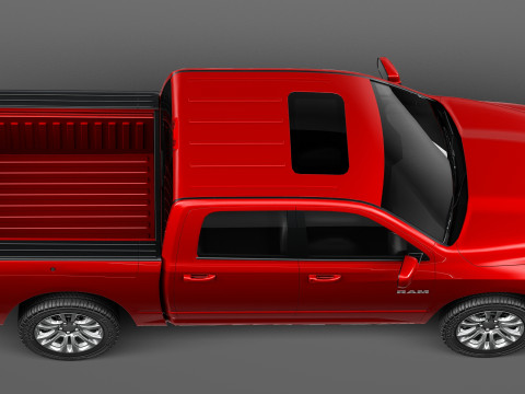 Dodge Ram Crew Cab Sport 2013 Modelo 3D