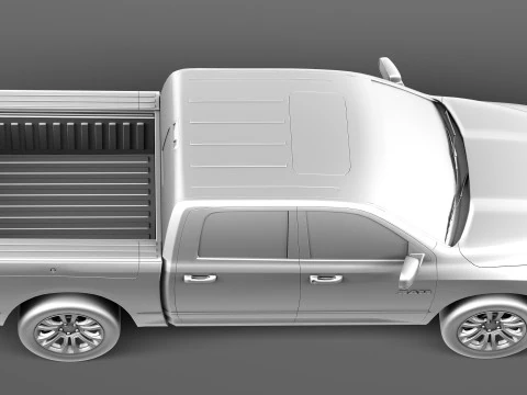 Dodge Ram Crew Cab Sport 2013 3D Model