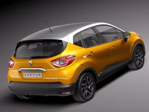 Рено Каптур 2014 3D Модель