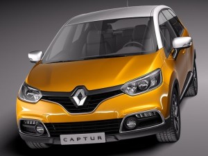 Renault Captur 2014 3D 모델