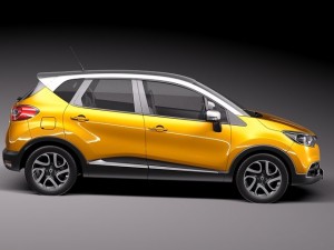 Renault Captur 2014 3D 모델