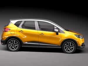 Рено Каптур 2014 3D Модель