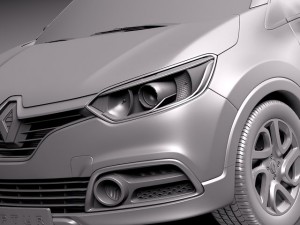 Renault Captur 2014 3D 모델