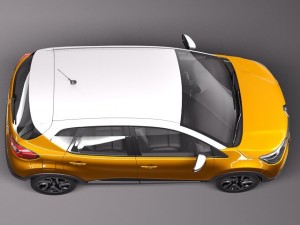Renault Captur 2014 3D 모델
