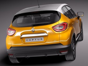 Renault Captur 2014 3D 모델
