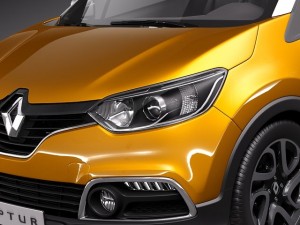 Renault Captur 2014 3D 모델